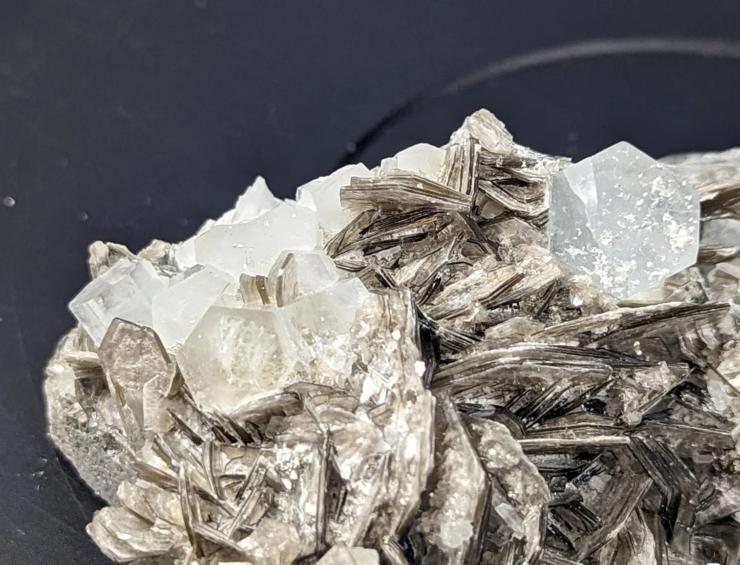 Raw Aquamarine with Muscovite Specimen ~ Aquamarine in Matrix