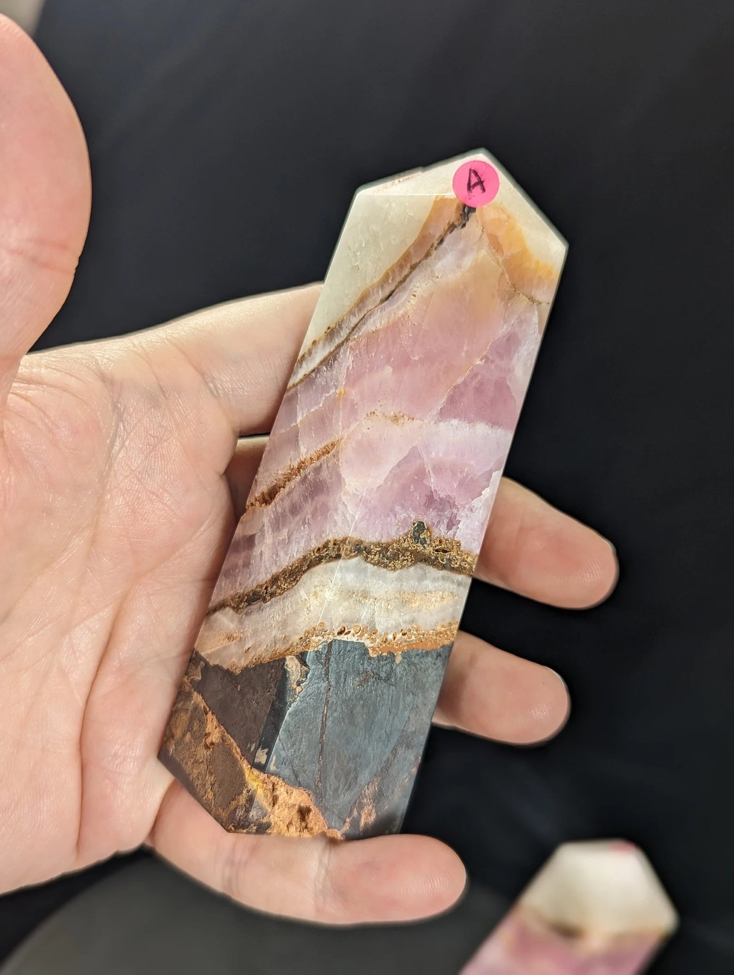 AAA Polished Pink Aragonite Towers ~ Pink Crystal Towers