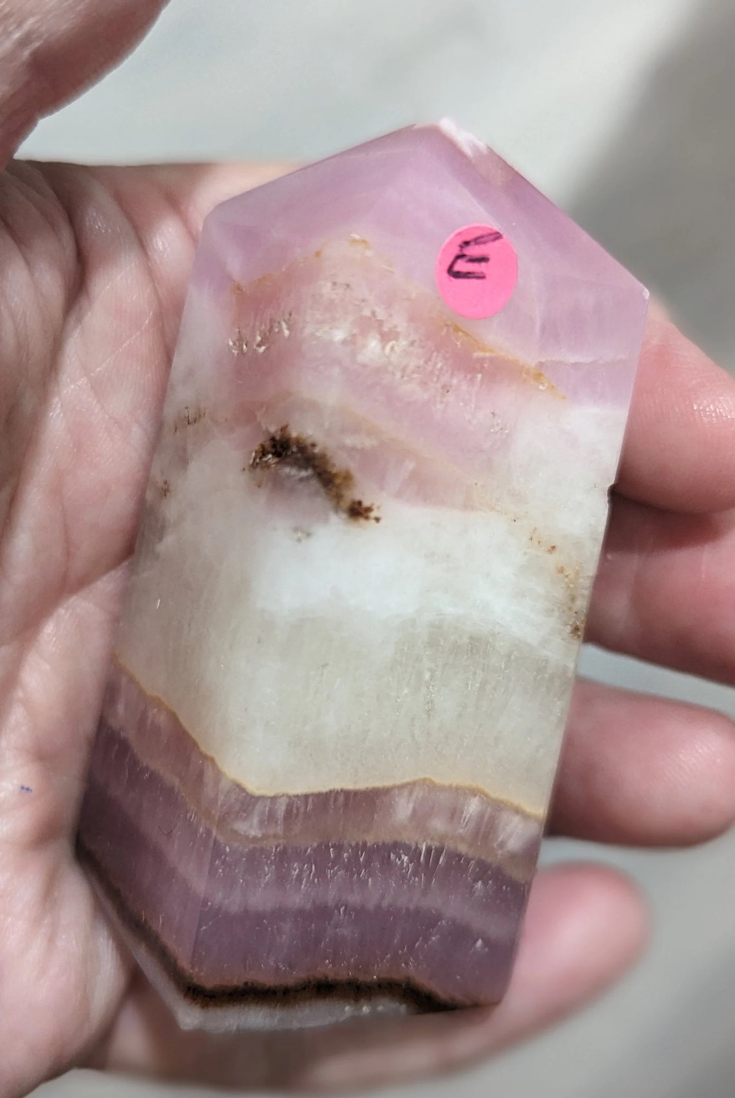 AAA Polished Pink Aragonite Towers ~ Pink Crystal Towers
