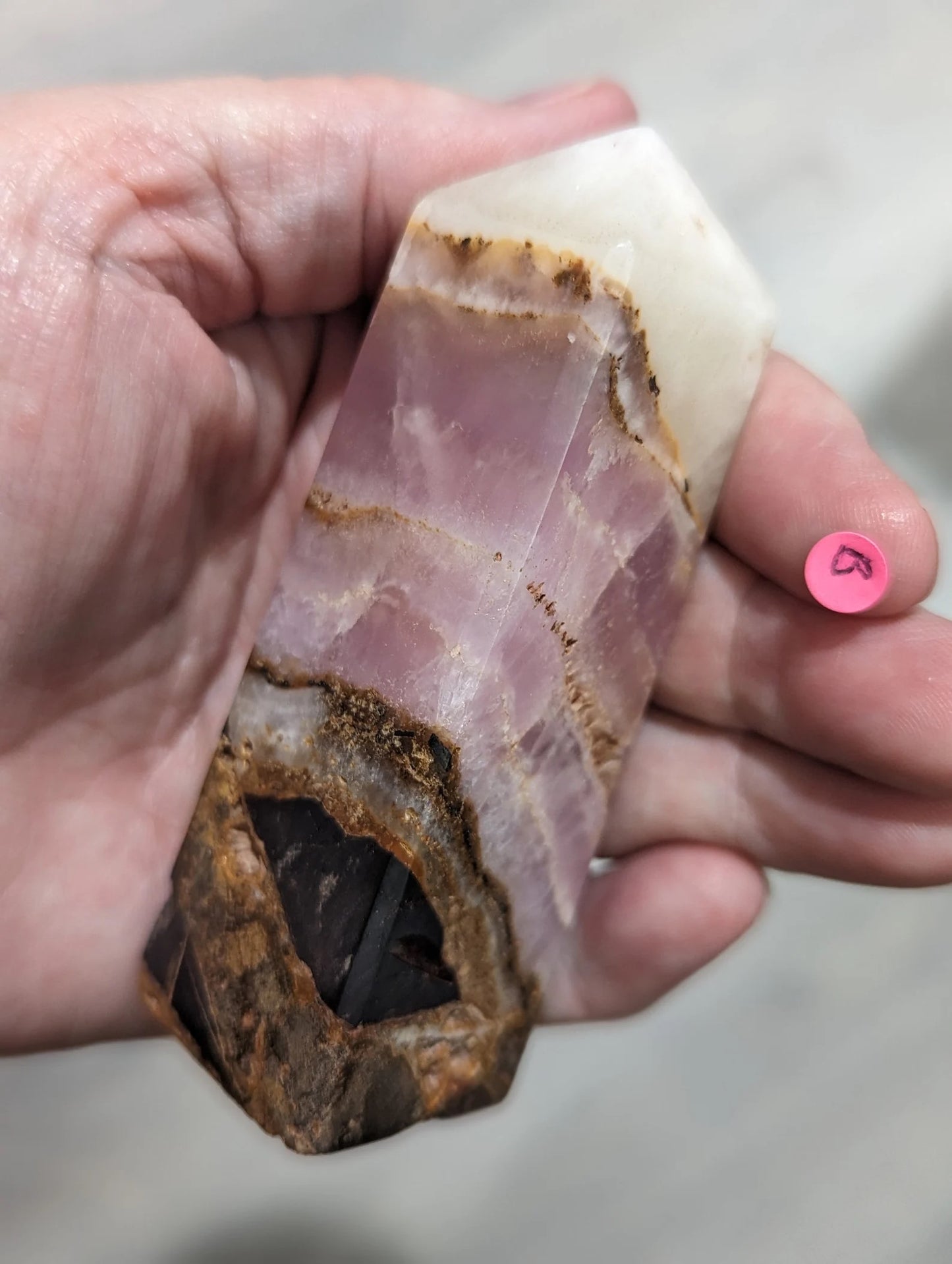 AAA Polished Pink Aragonite Towers ~ Pink Crystal Towers