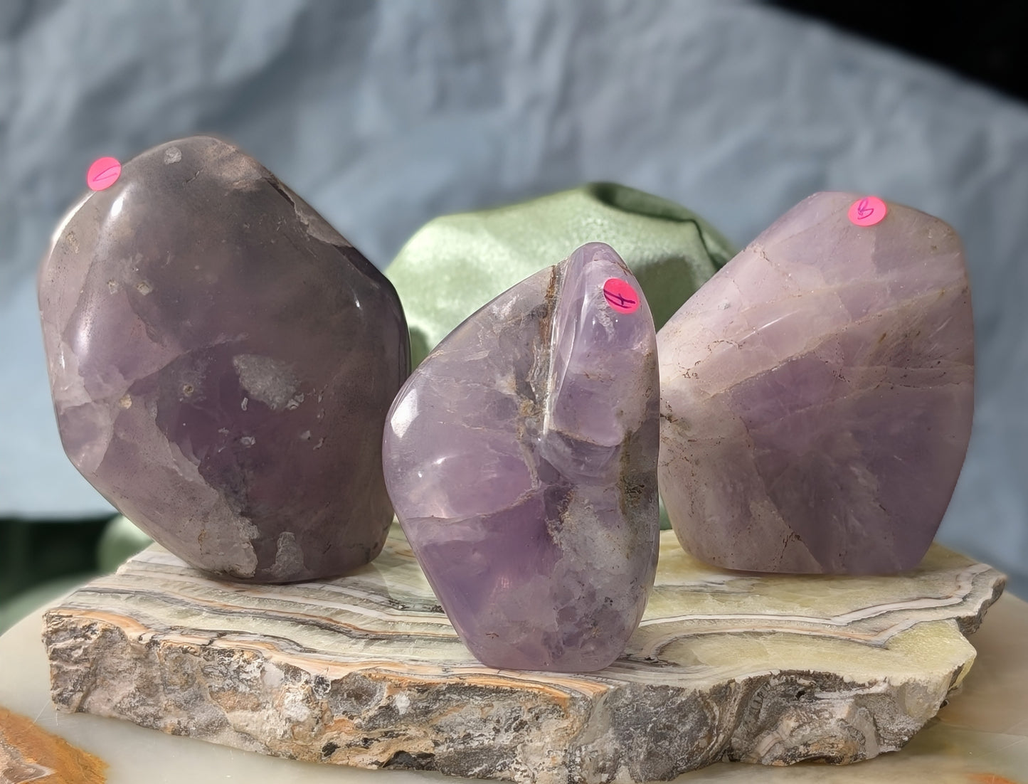 AAA Quality Gemmy Kunzite Freeforms