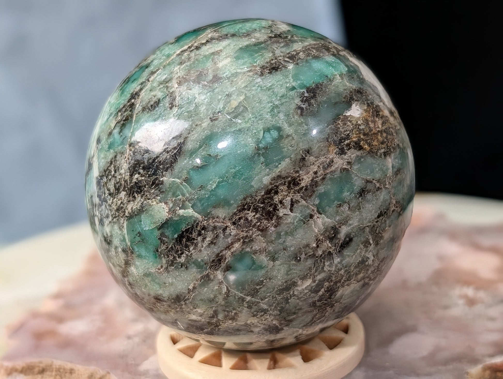 AAA Quality Verdite Sphere