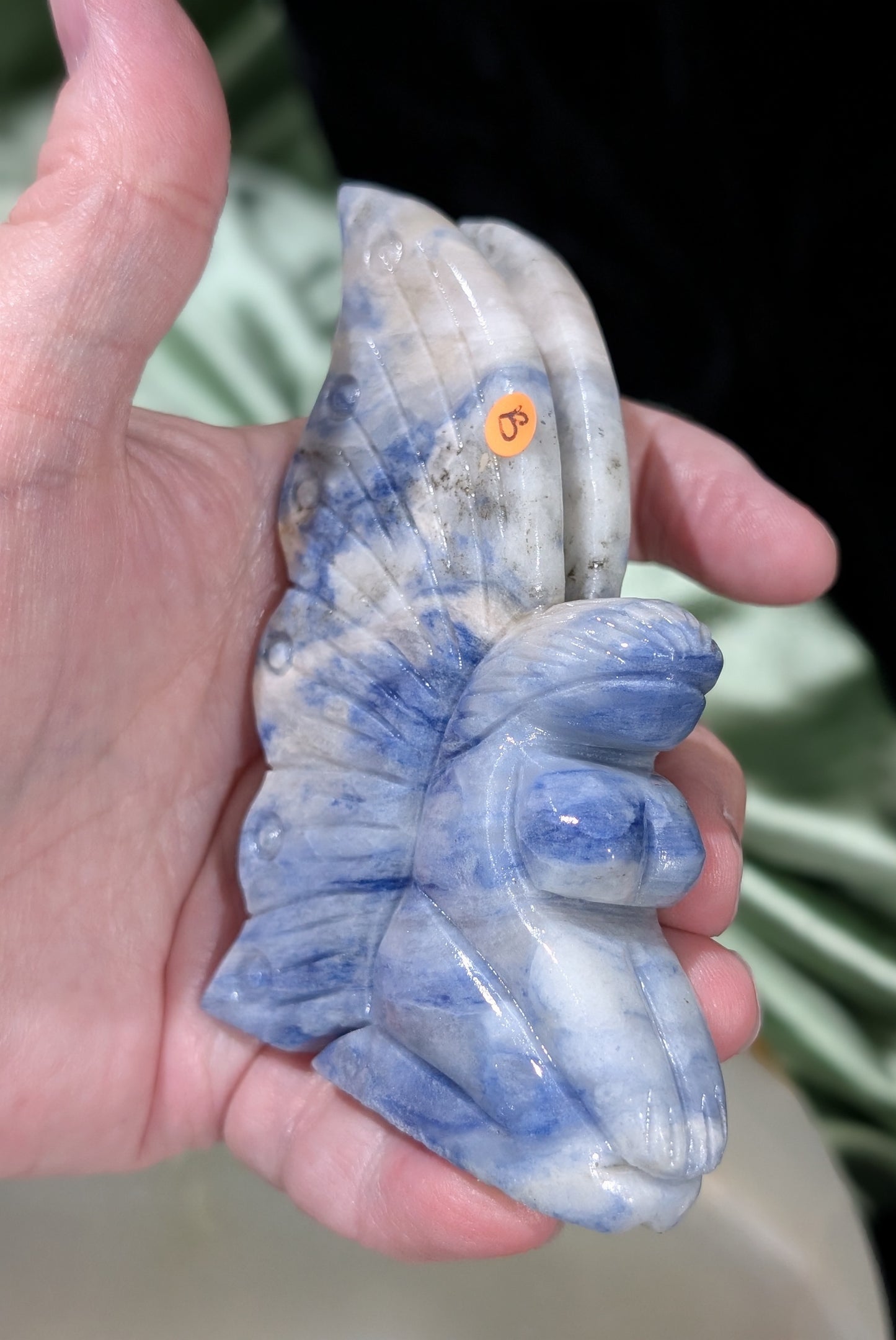 Afghanite Full Figured Fairy Figurine