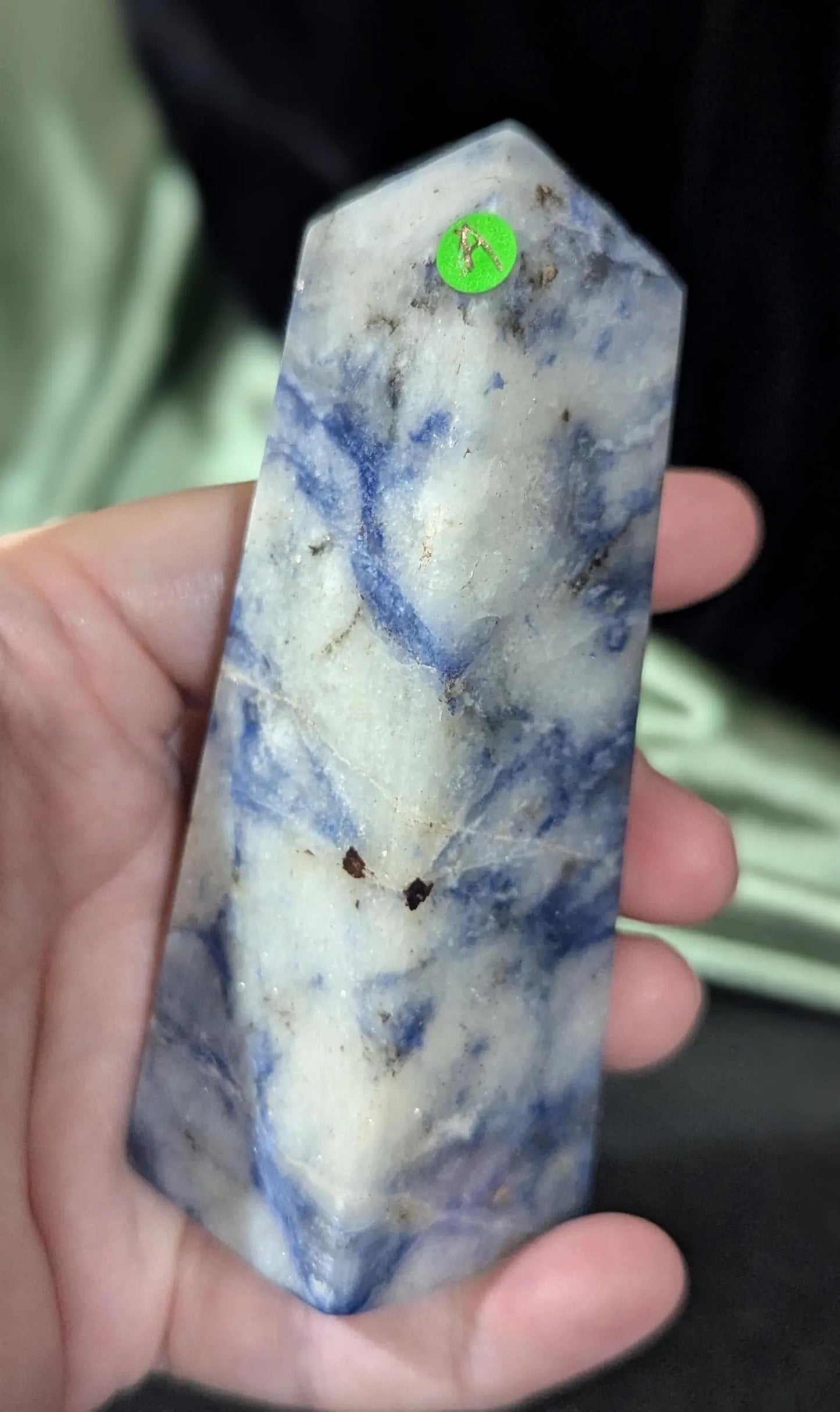 Hand Carved Afghanite Tower 1A2