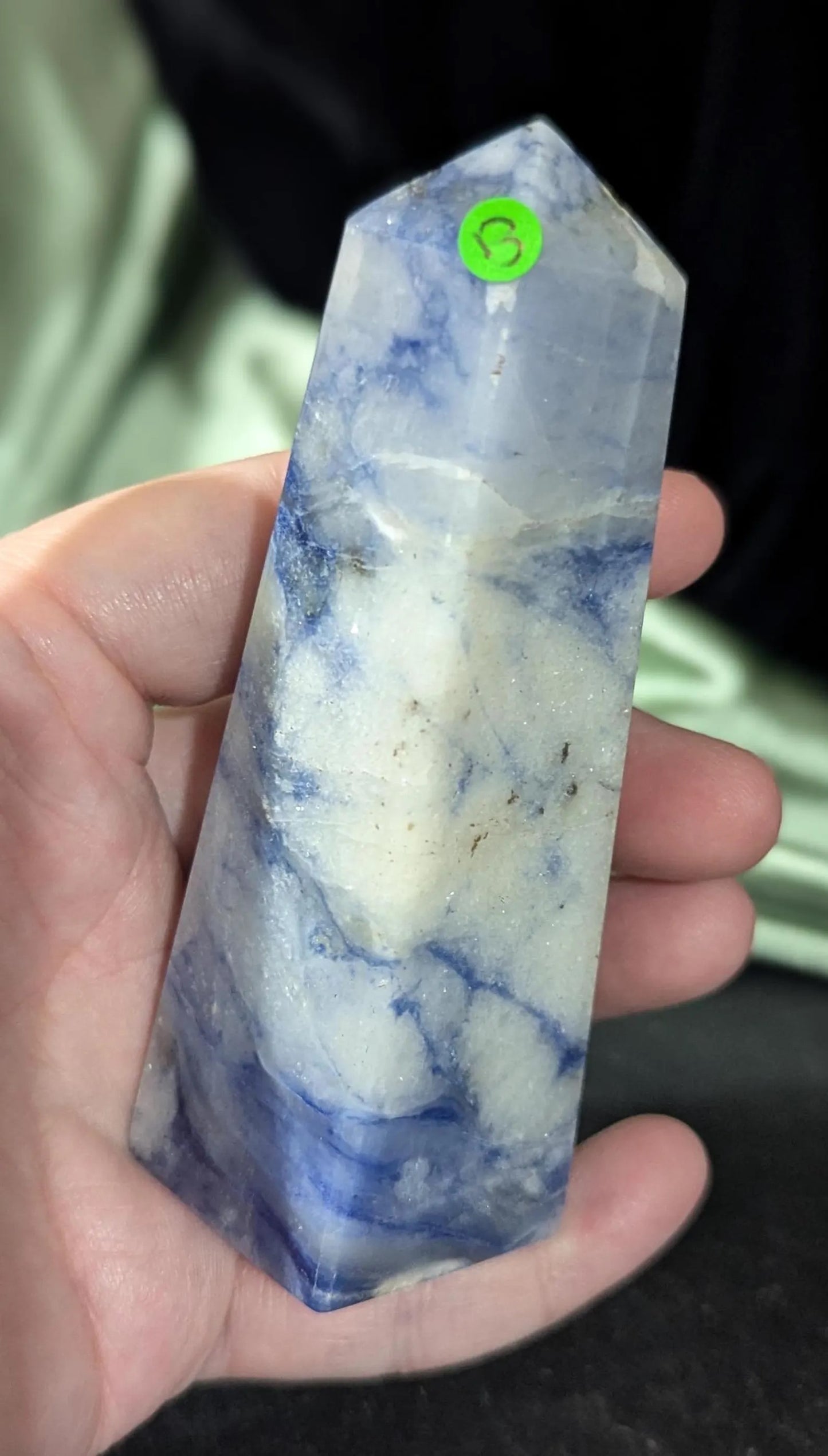 Hand Carved Afghanite Tower 1B2