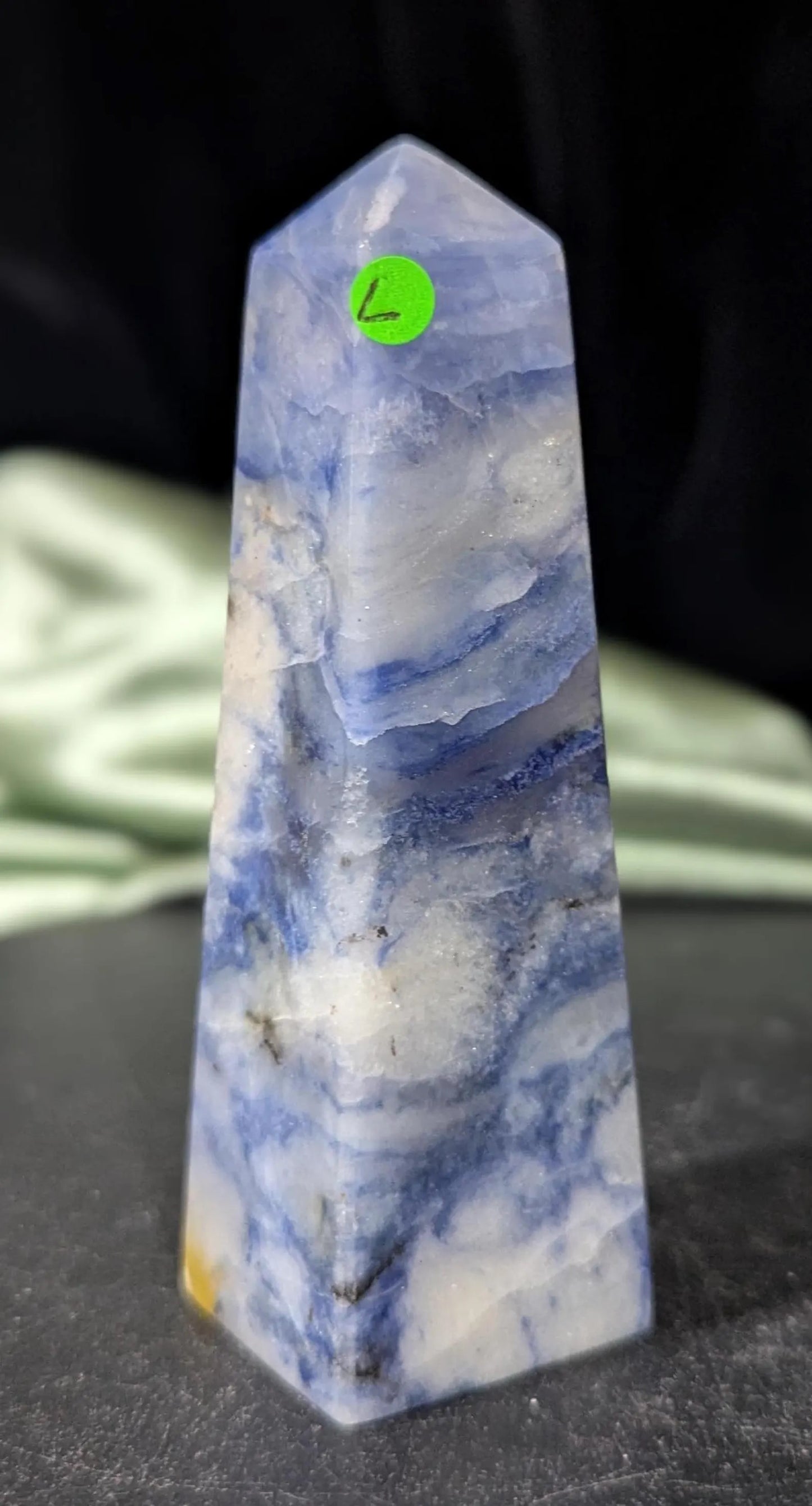 Hand Carved Afghanite Tower 1C1