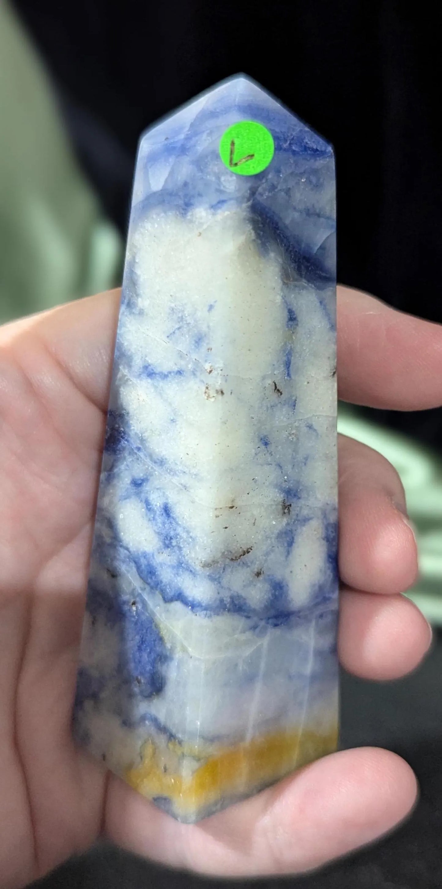 Hand Carved Afghanite Tower 1C2