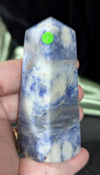 Hand Carved Afghanite Tower 1D2