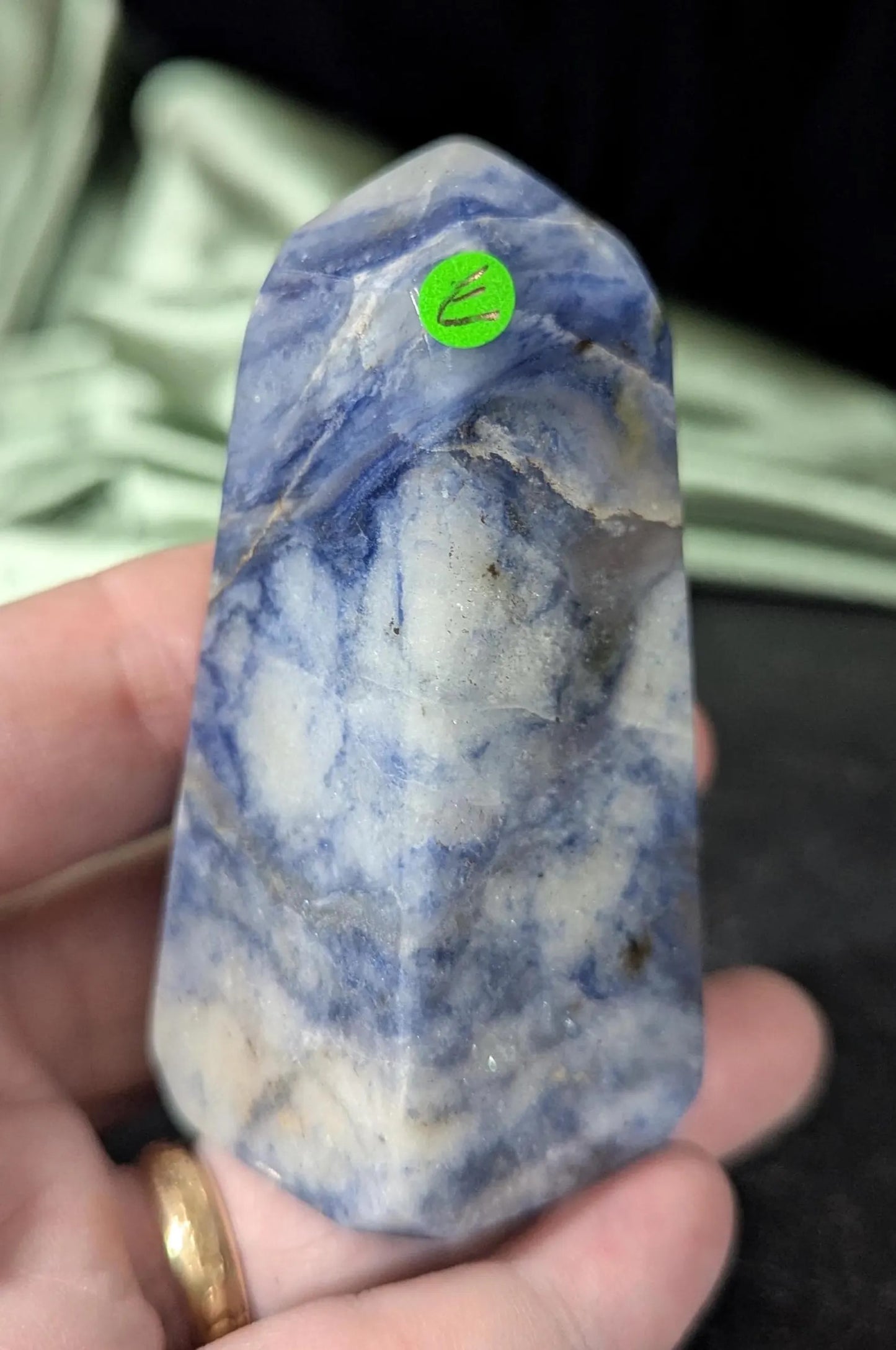 Hand Carved Afghanite Tower 1E2