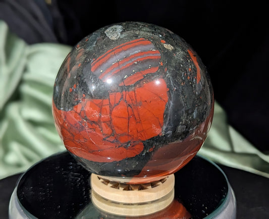 African Bloodstone Sphere