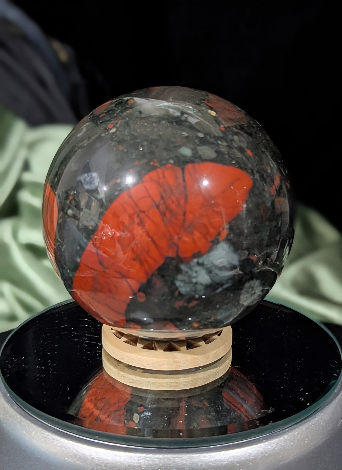 African Bloodstone Sphere