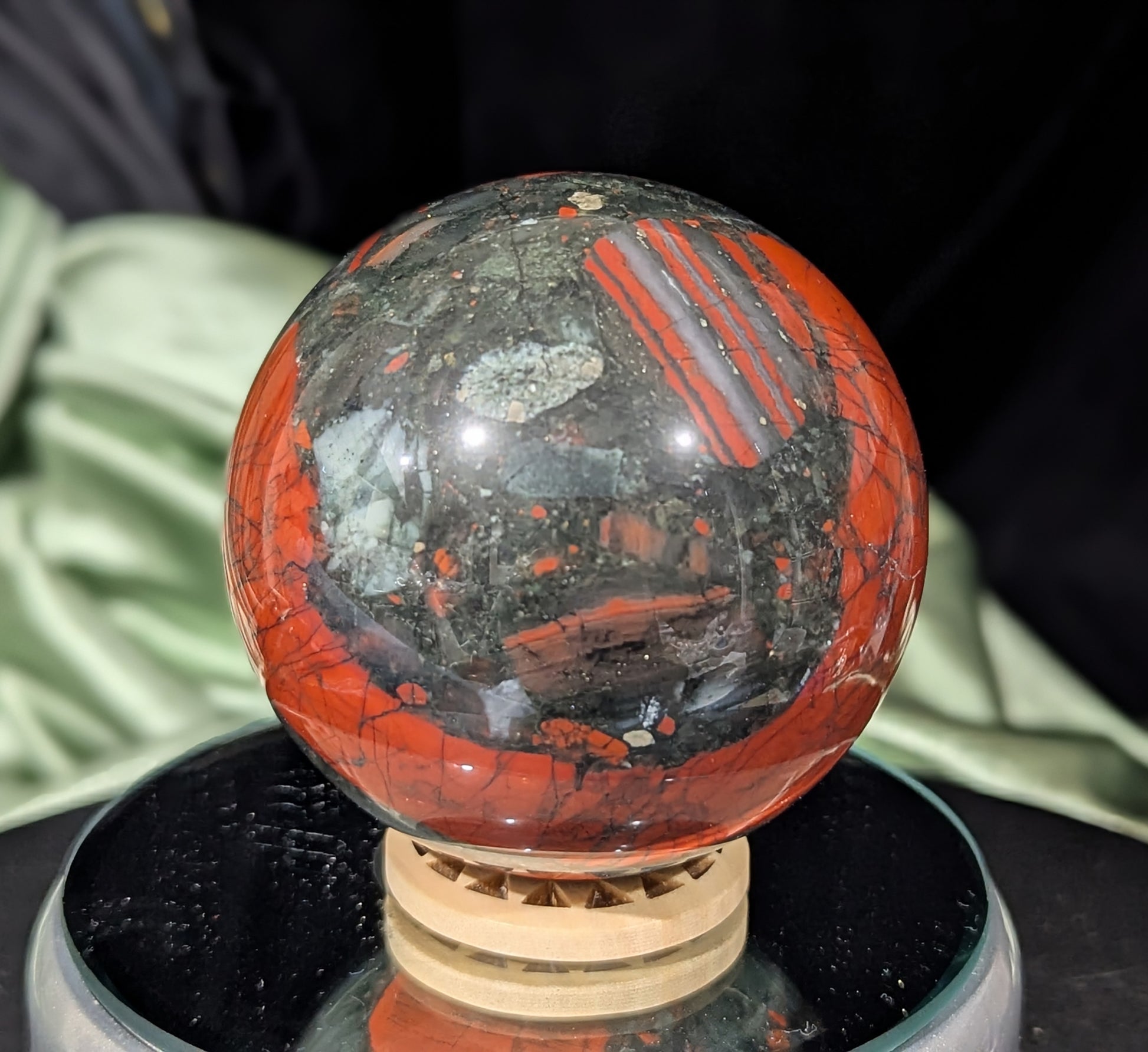 African Bloodstone Sphere