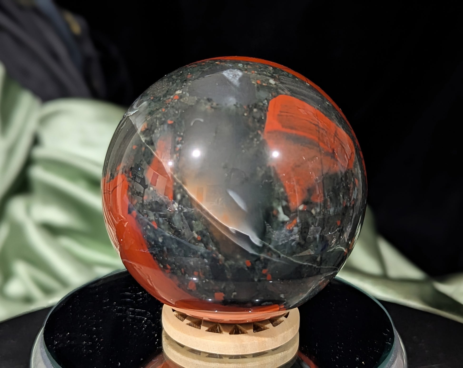 African Bloodstone Sphere