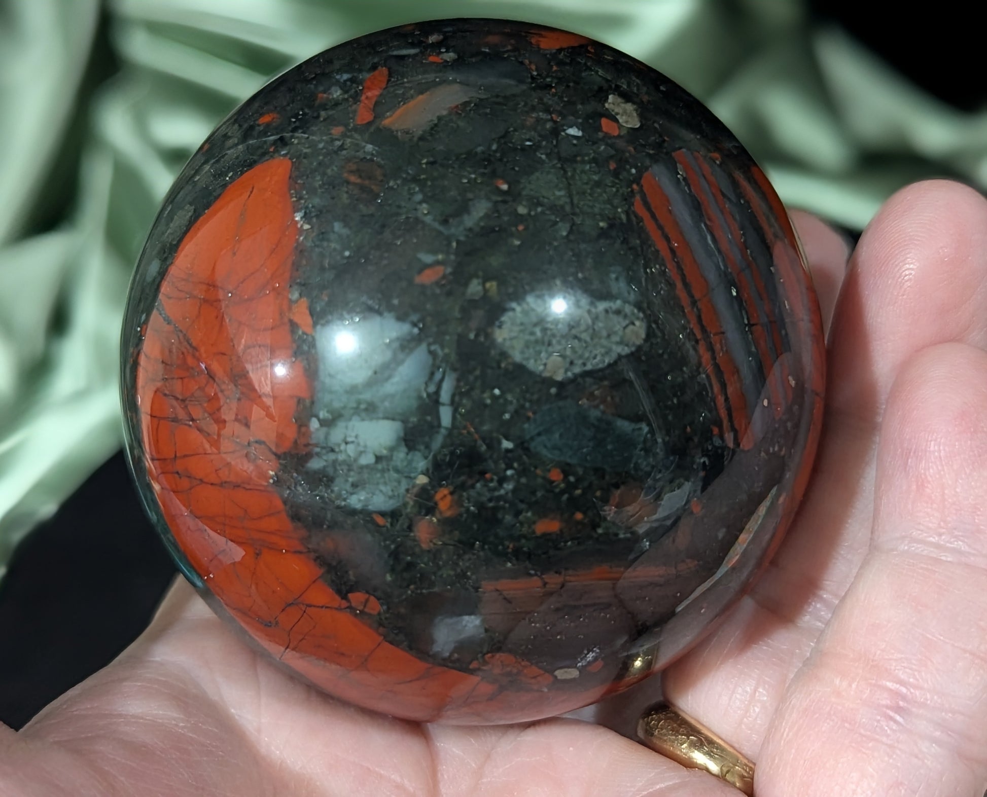 African Bloodstone Sphere