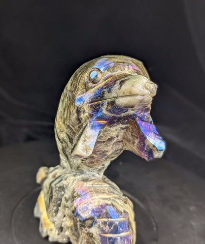 Aura Sphalerite Dolphin Figurine