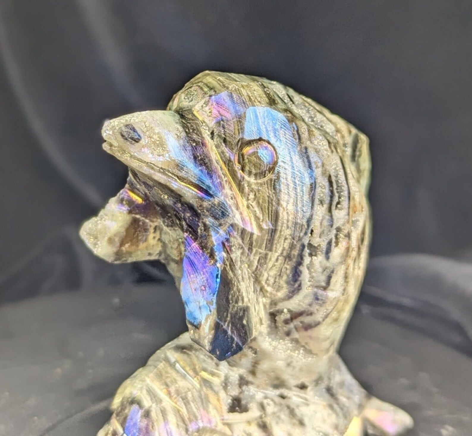 Aura Sphalerite Dolphin Figurine