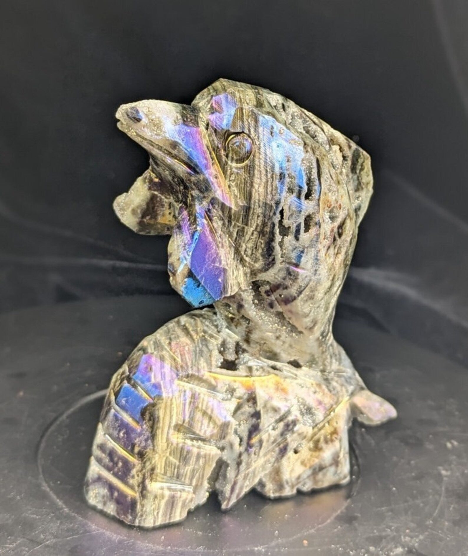 Aura Sphalerite Dolphin Figurine