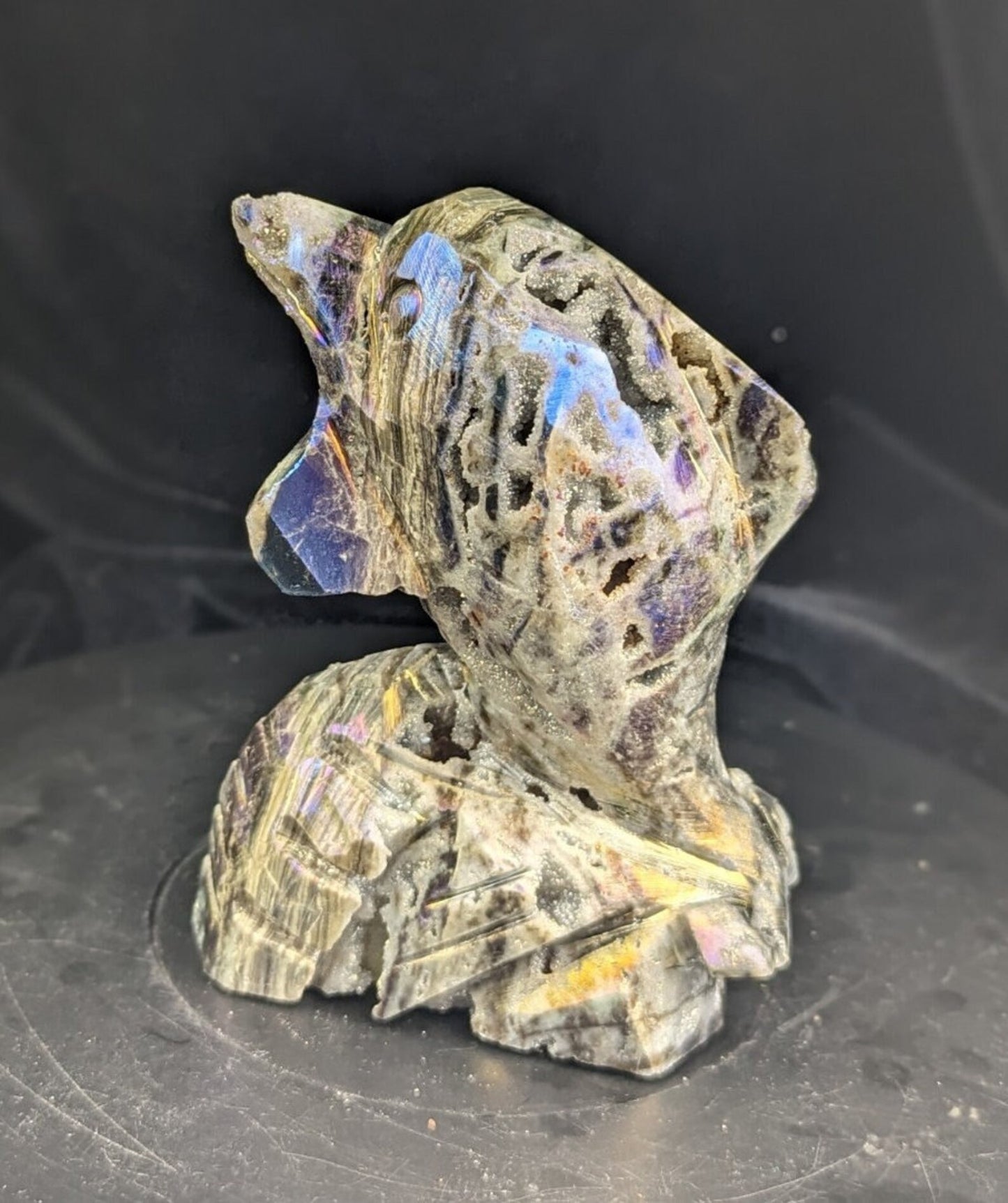 Aura Sphalerite Dolphin Figurine