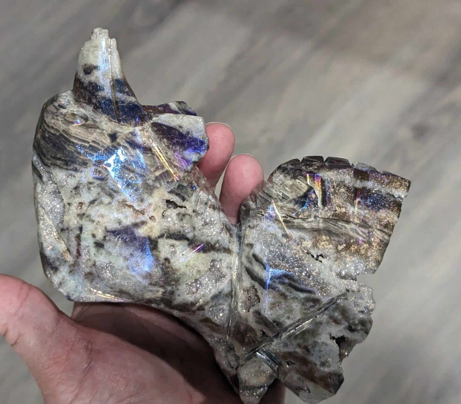 Aura Sphalerite Dolphin Figurine