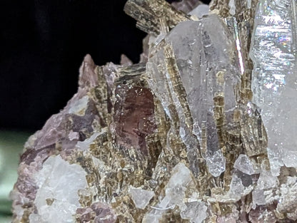 Axinite on Epidote Specimen