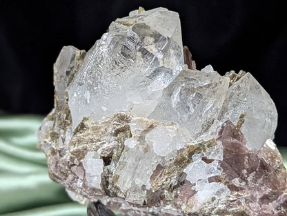 Axinite on Epidote Specimen