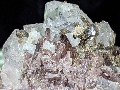 Axinite on Epidote Specimen