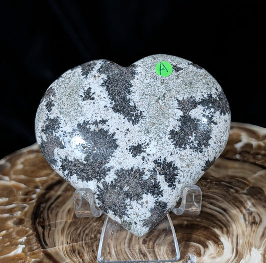 Back Tourmaline on Epidote Heart