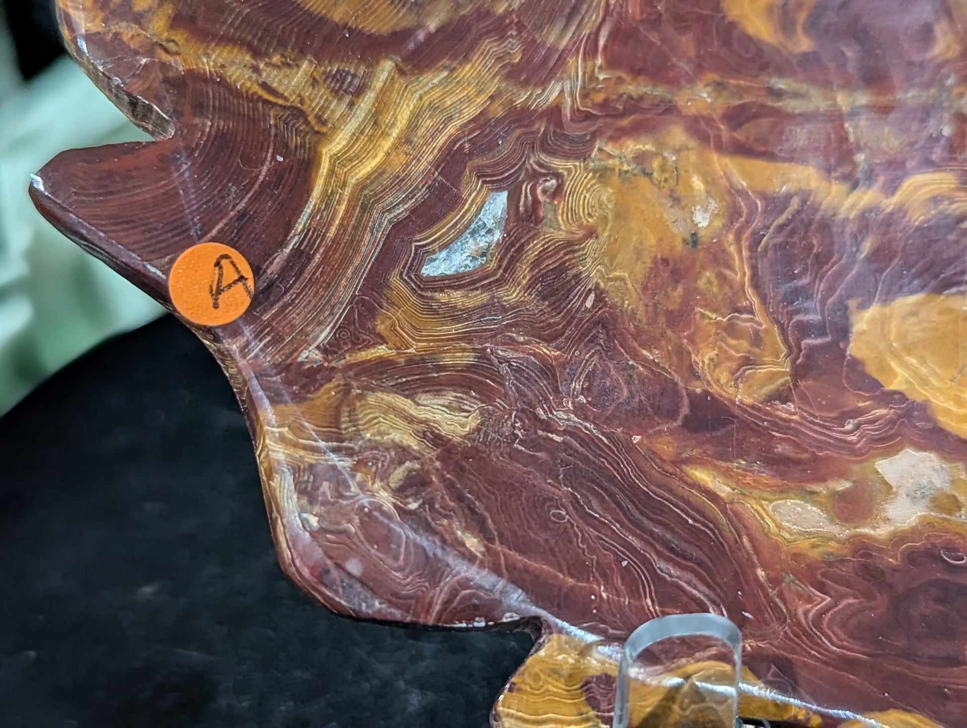 Banded Onyx Leaf Bowl
