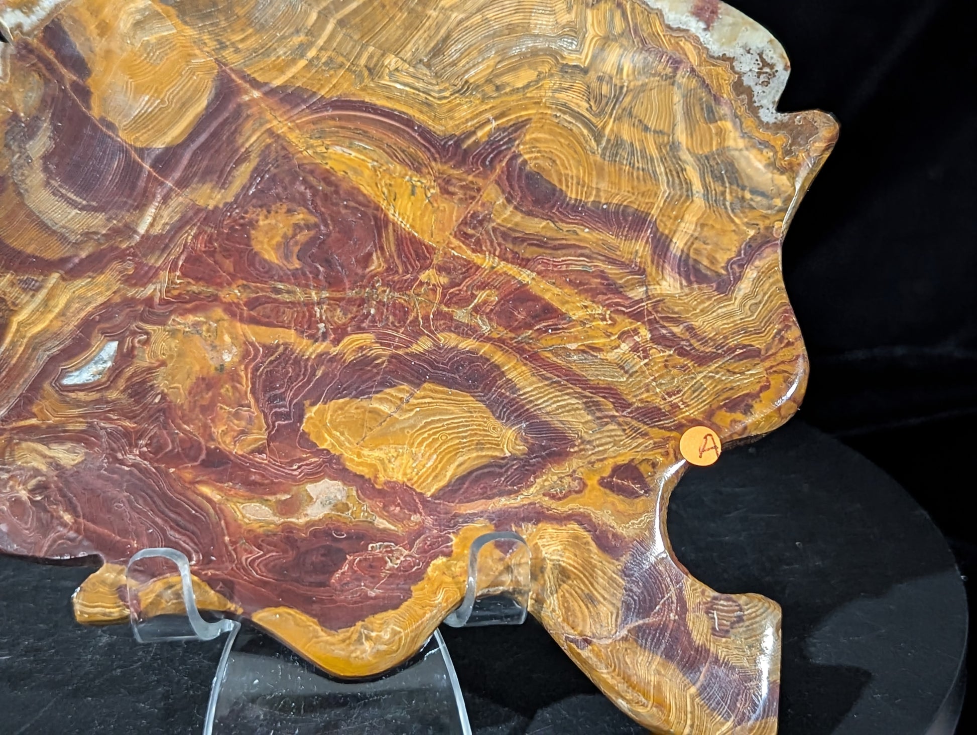 Banded Onyx Leaf Bowl