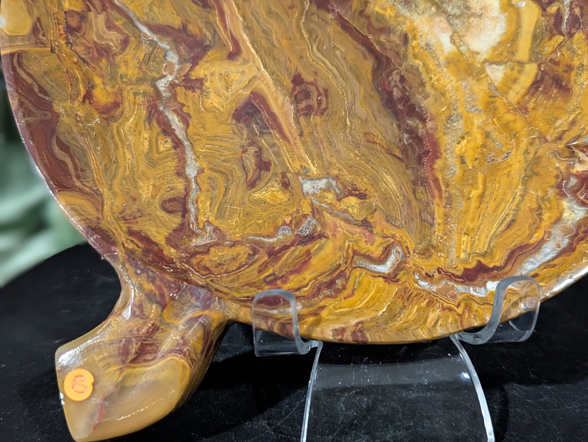 Banded Onyx Leaf Bowl