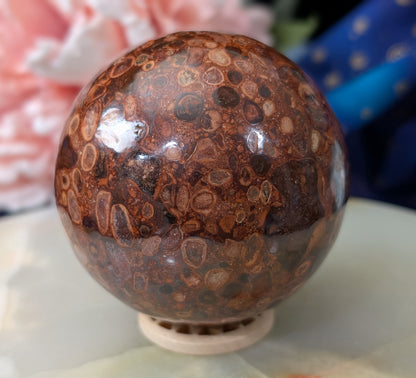 Bird's Eye Jasper Sphere