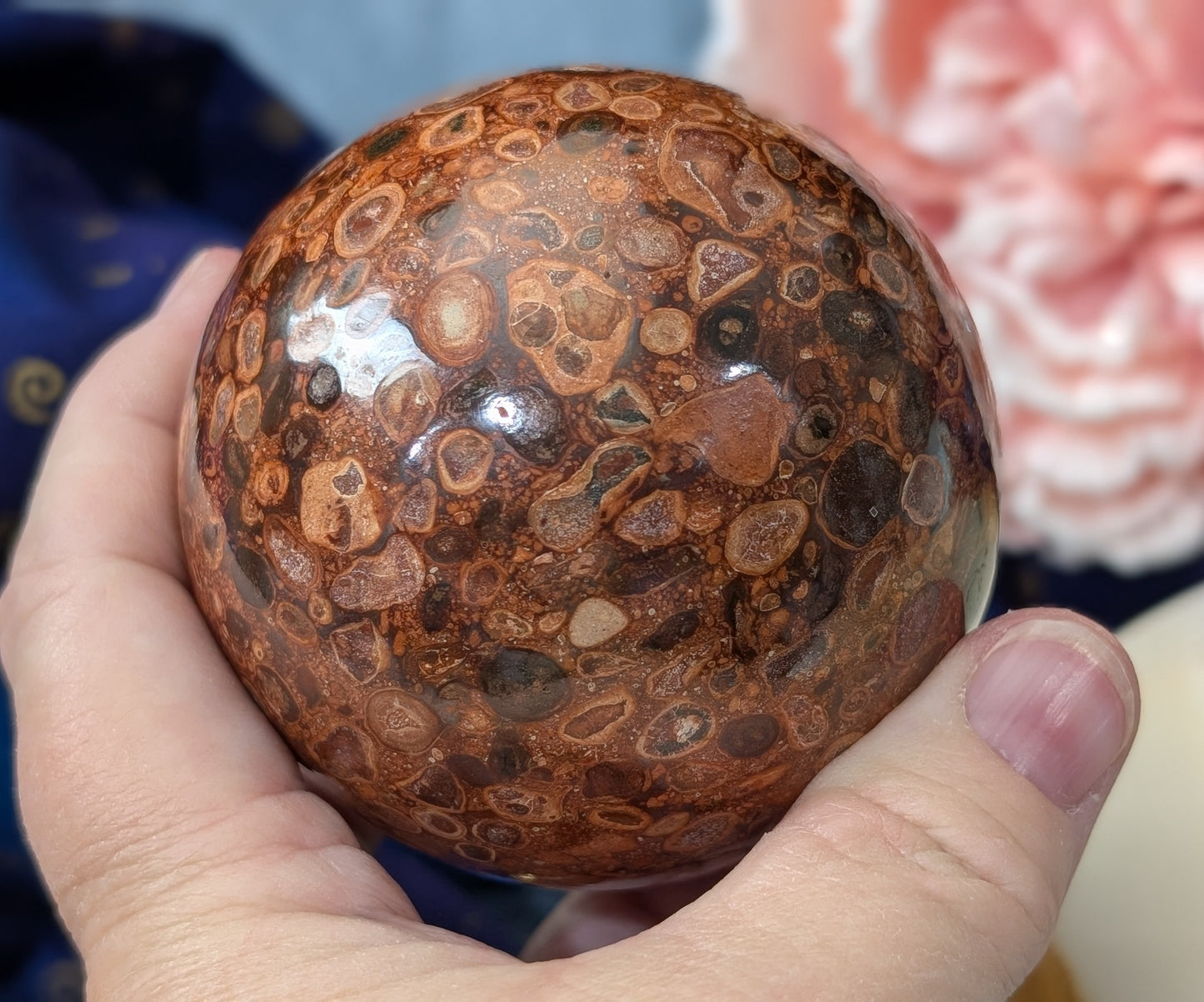 Bird's Eye Jasper Sphere