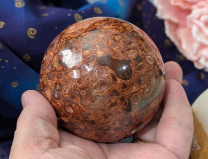 Bird's Eye Jasper Sphere