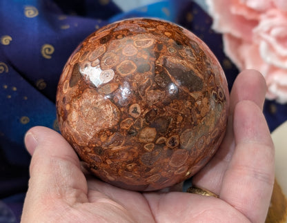 Bird's Eye Jasper Sphere