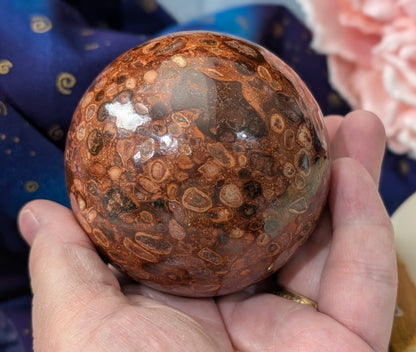 Bird's Eye Jasper Sphere