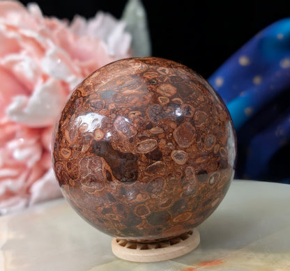 Bird's Eye Jasper Sphere