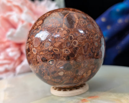 Bird's Eye Jasper Sphere