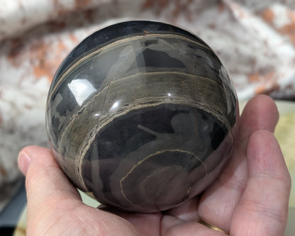 Black Banded Onyx Sphere