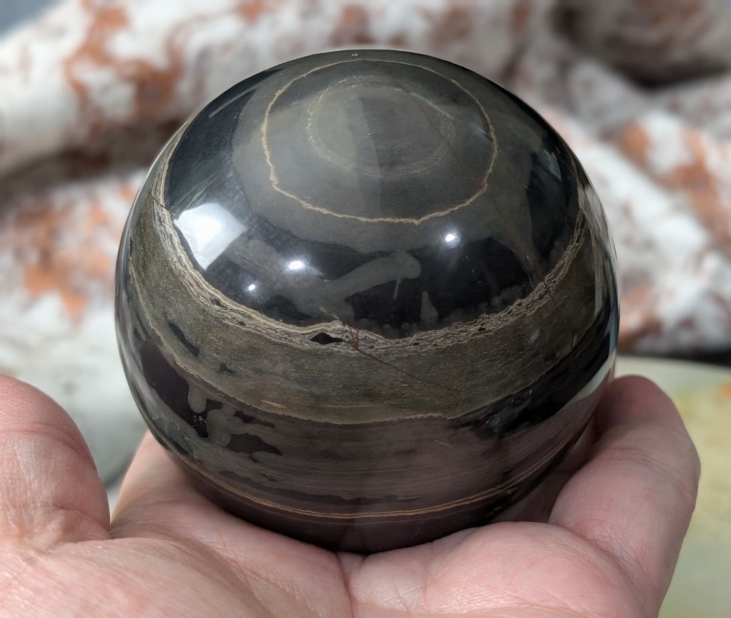 Black Banded Onyx Sphere