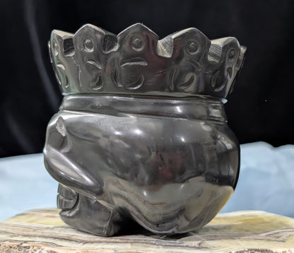Black Jade Crowned Skull