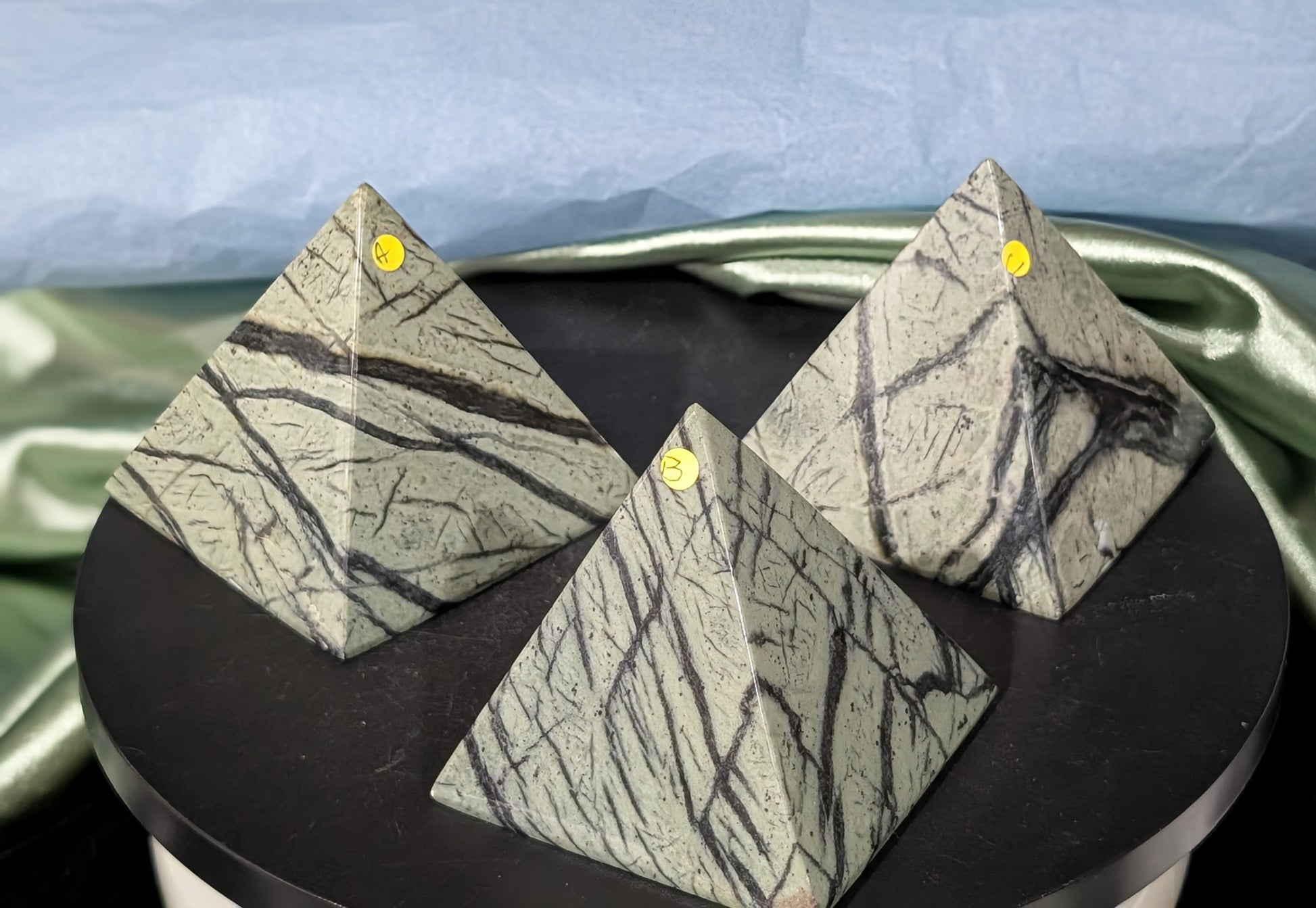Black Line Serpentine Pyramids