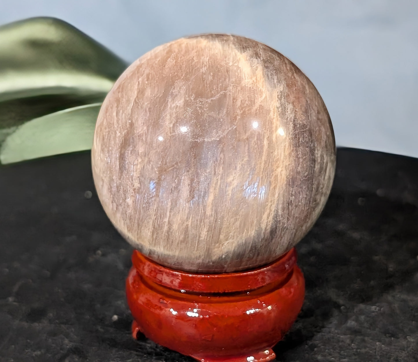 Black Moonstone Sphere