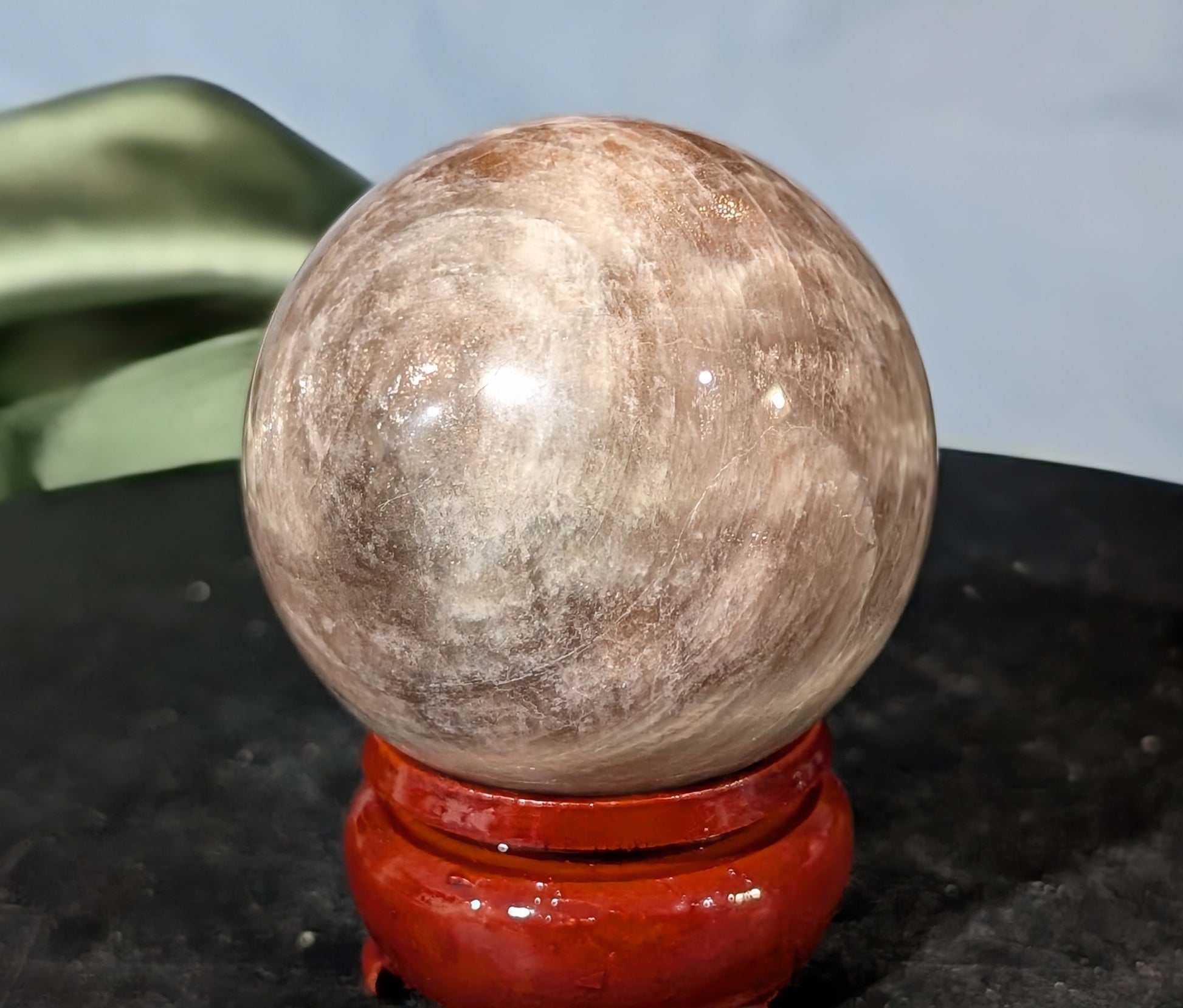 Black Moonstone Sphere