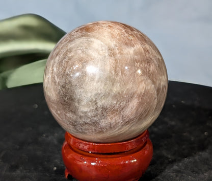 Black Moonstone Sphere