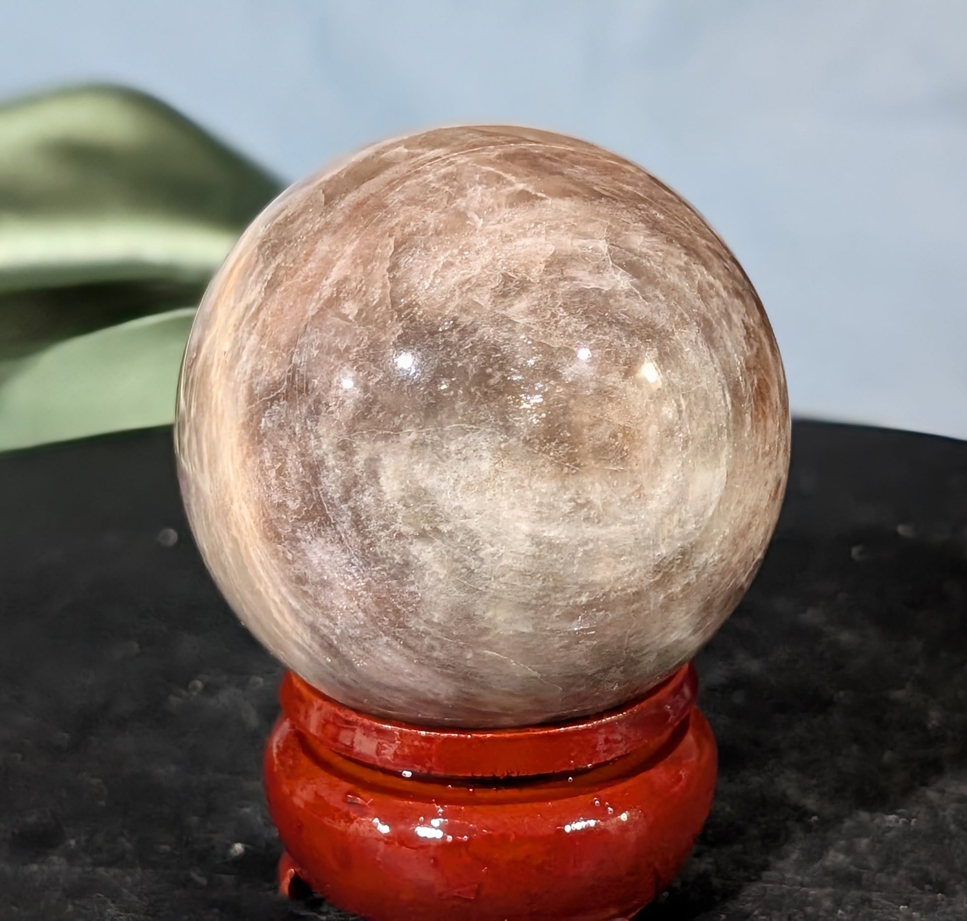 Black Moonstone Sphere