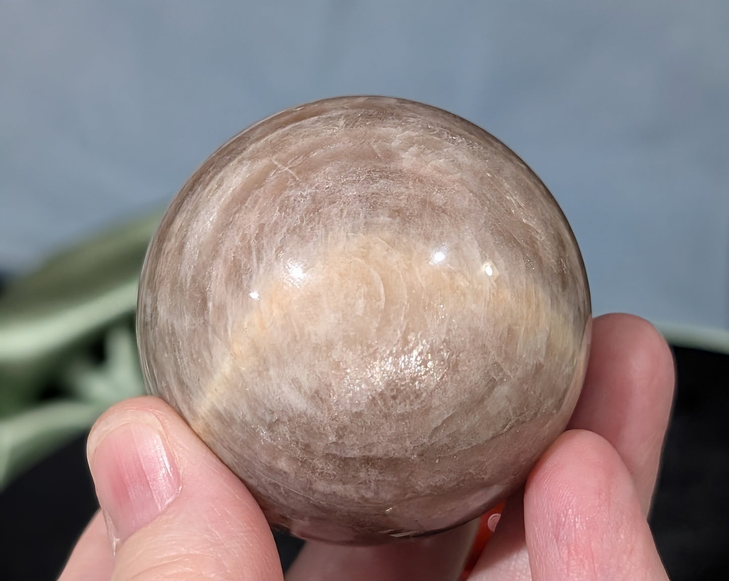 Black Moonstone Sphere