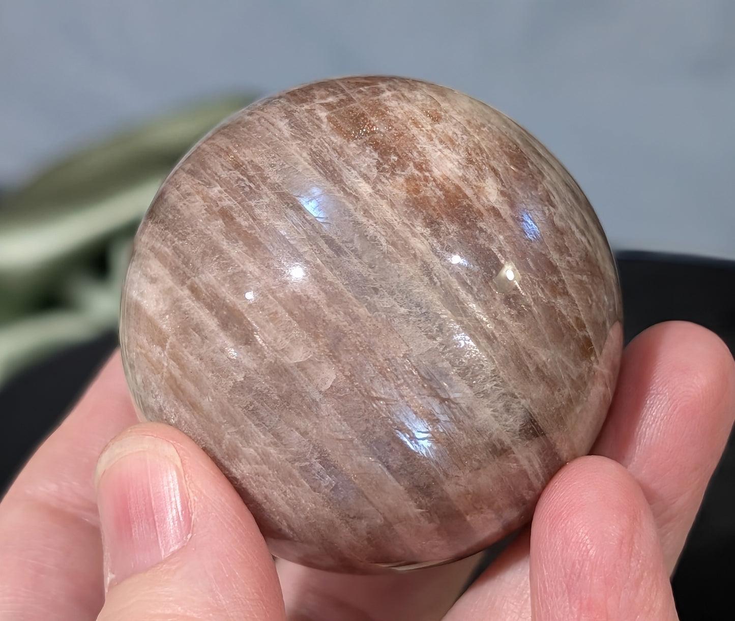 Black Moonstone Sphere