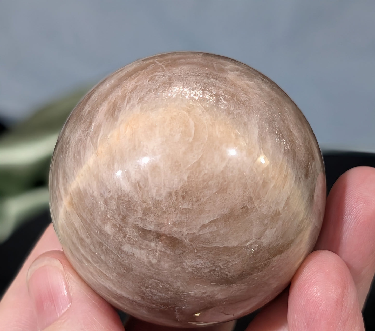 Black Moonstone Sphere