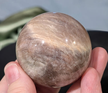 Black Moonstone Sphere