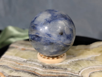 Blue Afghanite Sphere